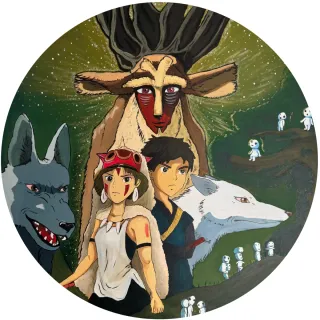 Póster/Prints La Princesa Mononoke Ghibli