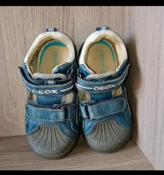 Sandali GEOX blu beige bianchi n.21