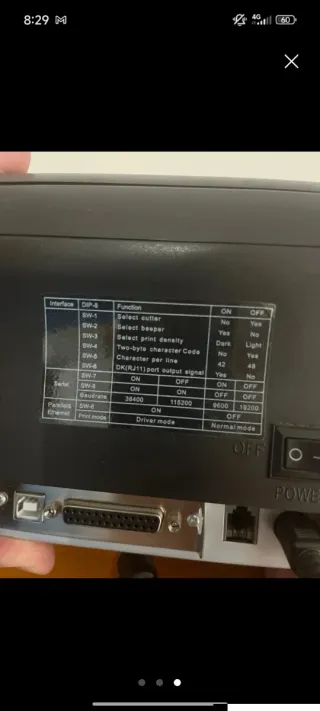 Impresora Tickets Post-58 Papel Térmico completa