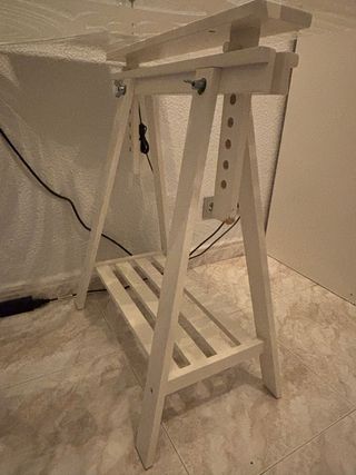 Escritorio de cristal con diseño