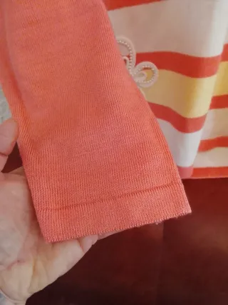 Maglioncino arancione con fiori Taglia M