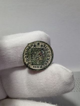 Lotto di 4 antiche monete romane