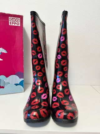 Botas de agua Gioseppo labios-besos