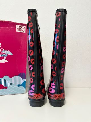 Botas de agua Gioseppo labios-besos