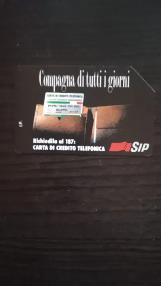 Carta Telefonica SIP Compagna di tutti i giorni