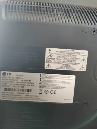 Televisor LG 19 Negro