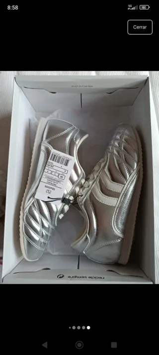 Zapatillas Seaside plateadas mujer