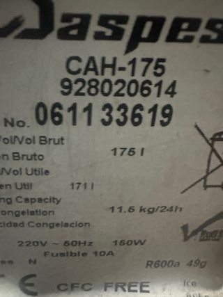 Arcón Congelador CAH-175