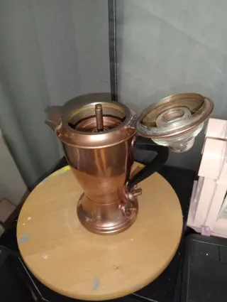 Cafetera Cobre Años 50