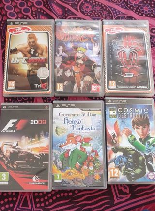 Pack 6 Juegos PSP