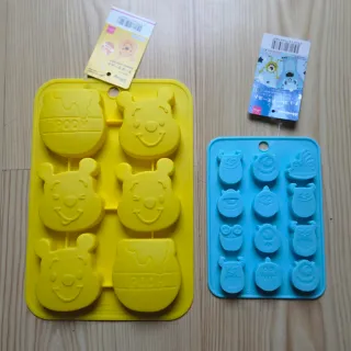 Moldes Silicona Winnie Pooh y Monstruos Disney