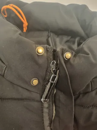 Giacca nera imbottita