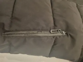 Giacca nera imbottita