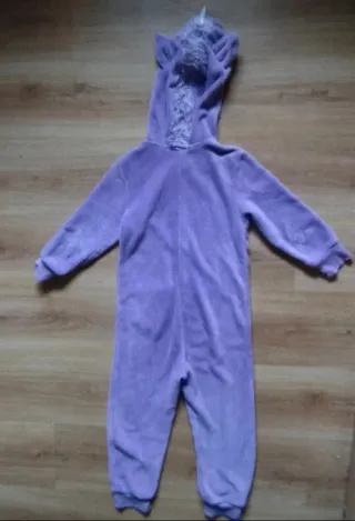 Pijama unicornio niña morado