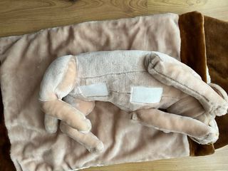 Saco bebé acolchado con perrito.