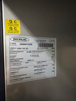 Nevera Hostelería Acero Inoxidable