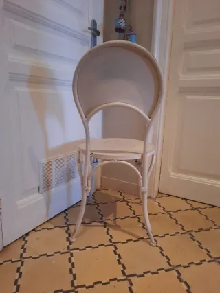 Silla Thonet Vintage Metal Beige