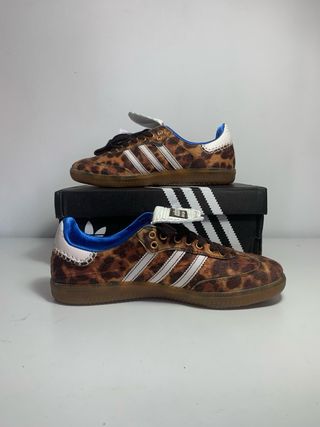 Adidas Samba Wales Bonner Leopard Marrón