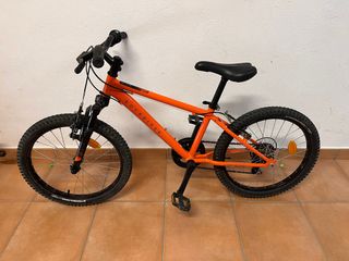 Bicicleta Rockrider 20 Naranja
