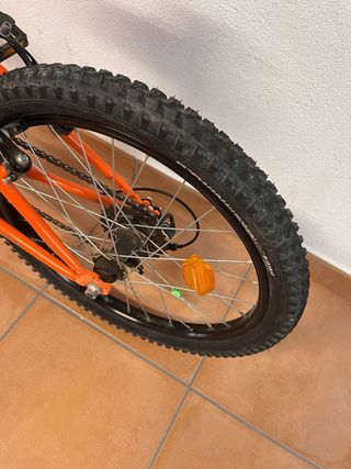 Bicicleta Rockrider 20 Naranja