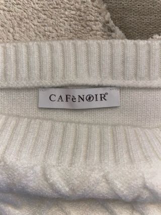 Maglione Cafènoir bianco mai usato