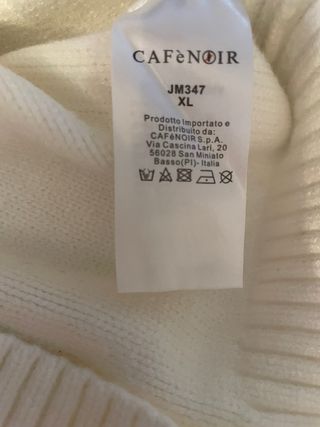 Maglione Cafènoir bianco mai usato