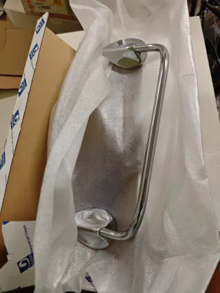 Arredo bagno metallo argento