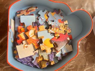 Puzzle Djeco Drago e Castello 54 Pezzi