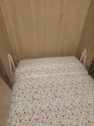 Cama Abatible Individual Madera