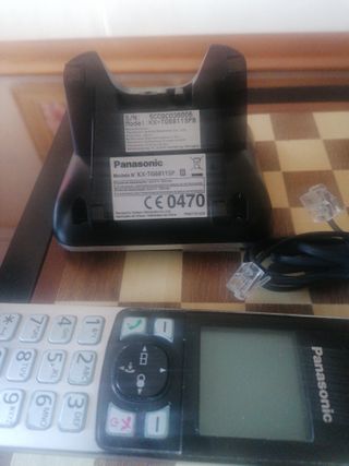 Teléfono Inalámbrico Panasonic Negro/Gris