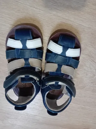 Sandalias Bubble Kids Azul y Blanco