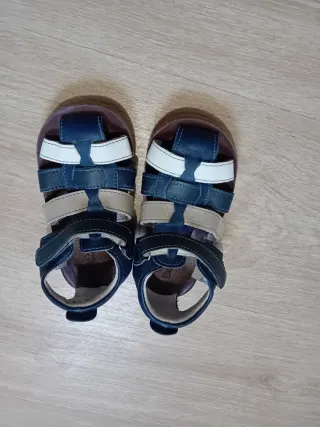 Sandalias Bubble Kids Azul y Blanco