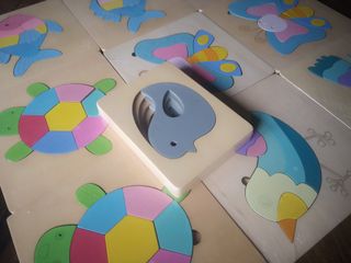 *Nuevos* Lote 10 Rompecabezas Madera Infantil