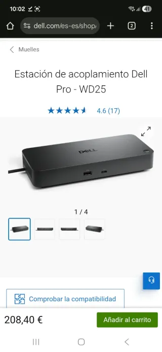 2 Monitores Dell Pro 24 -P2425H 1 Dock Dell Pro WD