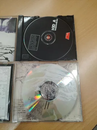 Radiohead Kid A & Amnesiac CDs