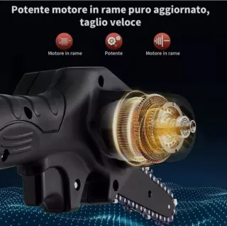 Motosega Batteria 4 48V Giardino Potatura