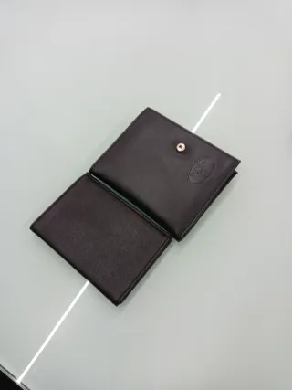 Conjunto Billetera y tarjetero de cuero