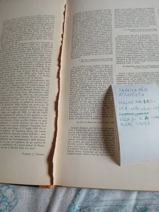 L'opera completa di Annibale Carracci manca pagina