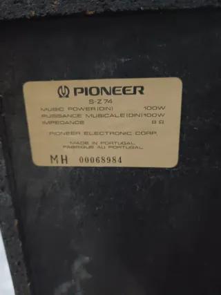 Altavoces Pioneer Negros