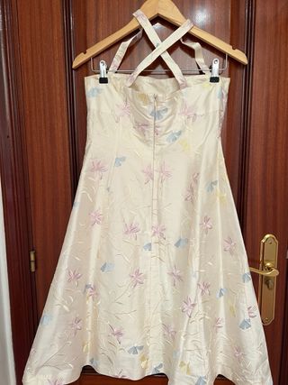 Vestido y torera seda salvaje