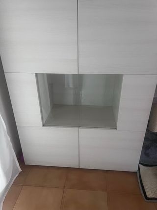 Conjunto 2 Muebles TV Blanco