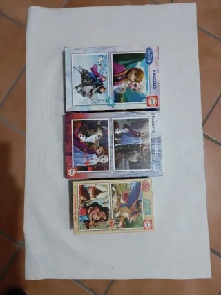 Lote 3 Puzzle Disney Frozen y Educa