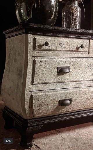 Comodino vintage restaurato Gustavi Ana