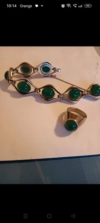 Conjunto Vintage: Anillo y Brazalete