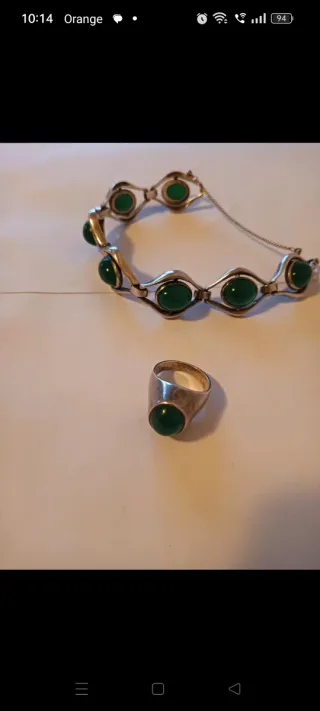Conjunto Vintage: Anillo y Brazalete
