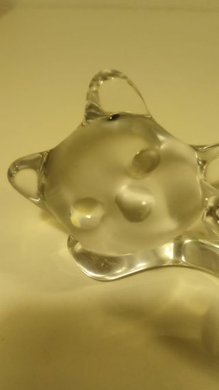 Cenicero Gato Vintage Cristal Murano