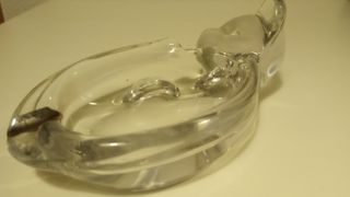 Cenicero Gato Vintage Cristal Murano