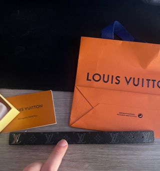 Bracciale Louis Vuitton Uomo Nero Argento