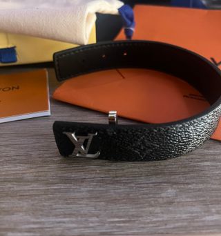 Bracciale Louis Vuitton Uomo Nero Argento
