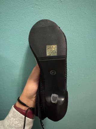 Zapatos de baile de tacón negros